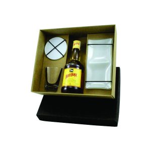 Kit Whisky White Horse com Copo e Petisqueira