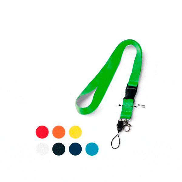 Cordão personalizado com impressão digital