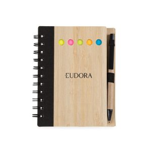 Caderno de anotações personalizado com post it