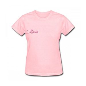 Camiseta bordada personalizada