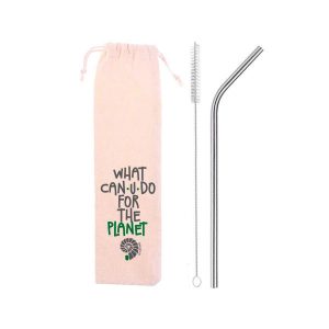 Canudo de Inox Personalizado