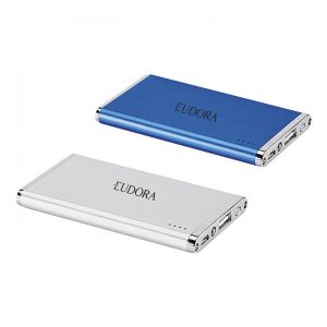 Carregador Portátil em Alumínio Personalizado