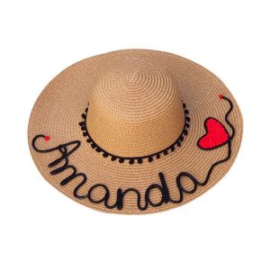 Chapéu de Praia Personalizado com Nome
