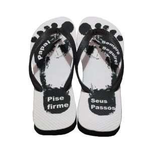 Chinelo Dia dos Pais Personalizado Evento
