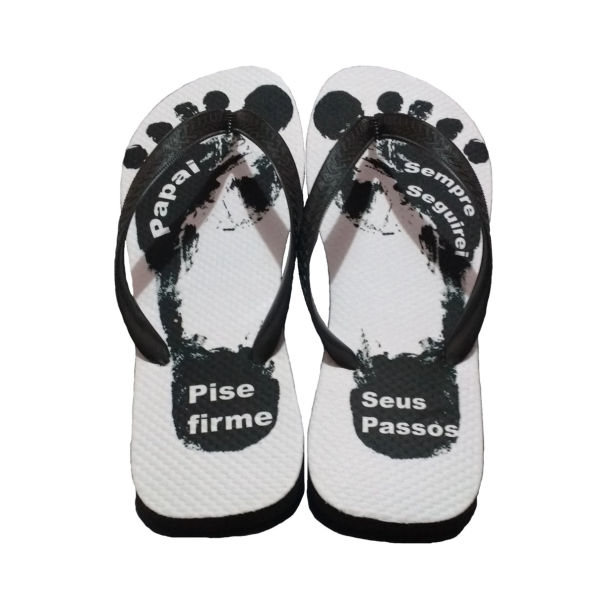 Chinelo Dia dos Pais Personalizado Evento