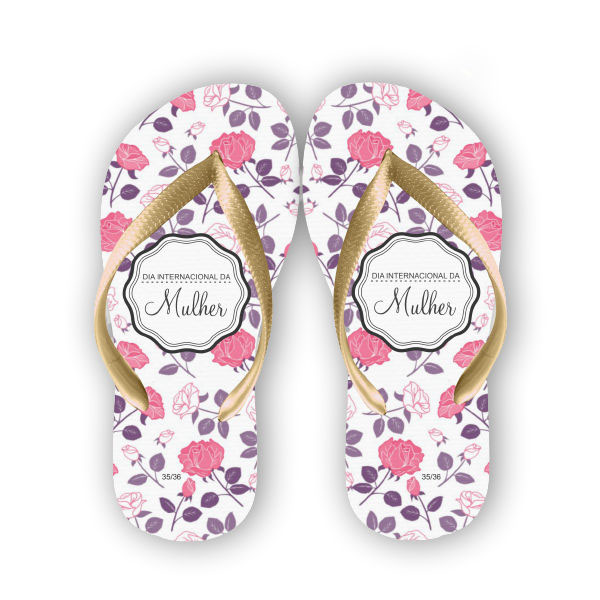 Chinelo Personalizado Feminino