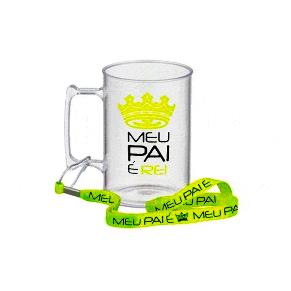 Cordão para caneca de chopp personalizado