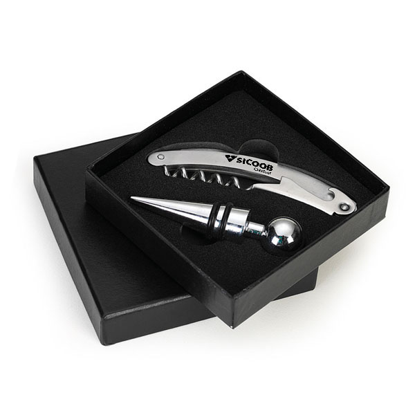 Kit Abridor de Vinho Personalizado