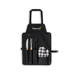 Kit Churrasco Com Avental Personalizado