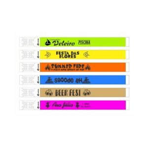 Pulseira de festa personalizada