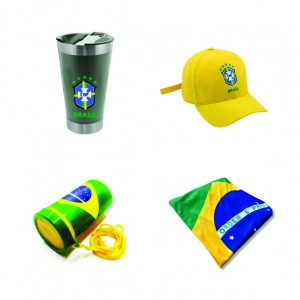 Kit Brasil Torcida Personalizado