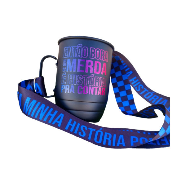 Caneca Alumínio Personalizada com Tirante