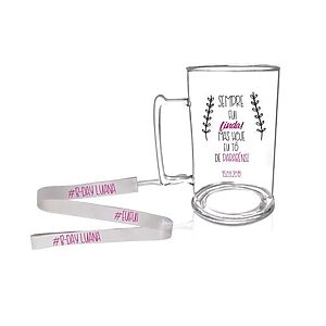 Canecas Personalizadas Acrílico com Cordão