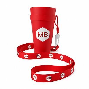 Copo Open Bar com Cordão Personalizado